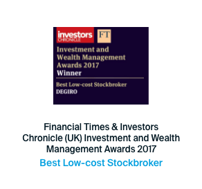 Awarded best low-cost stockbroker 2017 by Financial Times and Investors Chronicle