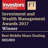 Awarded best mobile share dealing 2017 by Financial Times and Investors Chronicle