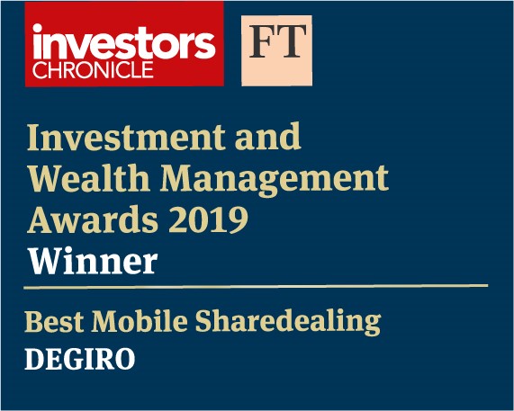 Awarded best mobile sharedealing stockbroker 2019 by Financial Times and Investors Chronicle