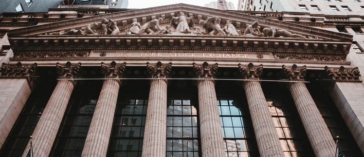 Front of the New York Stock Exchange building